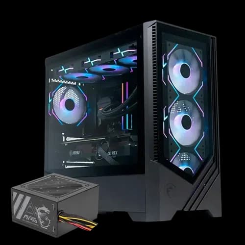 کیس و پاور کامپیوتر ام اس آی مدل PAG Forge M100A D50 — تصویر ۲