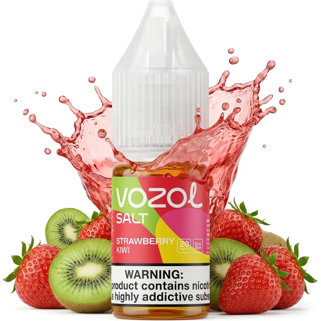 سالت توت فرنگی کیوی کمپانی وزول | Vozol Strawberry Kiwi Salt Nic