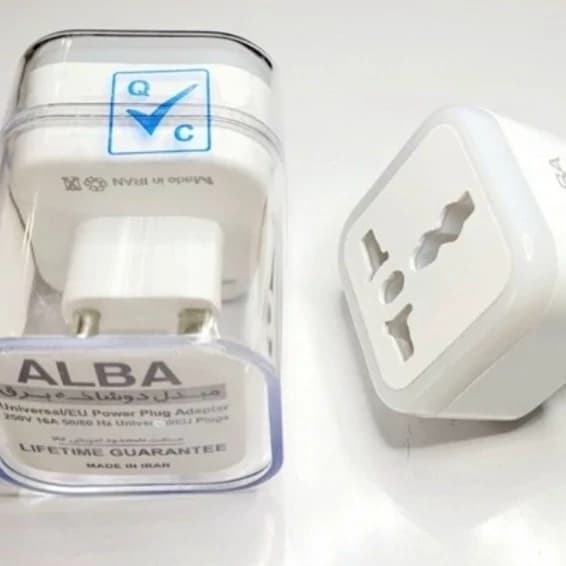سری شارژر تبدیل 3به 2 چراغ دار اعلا alaba