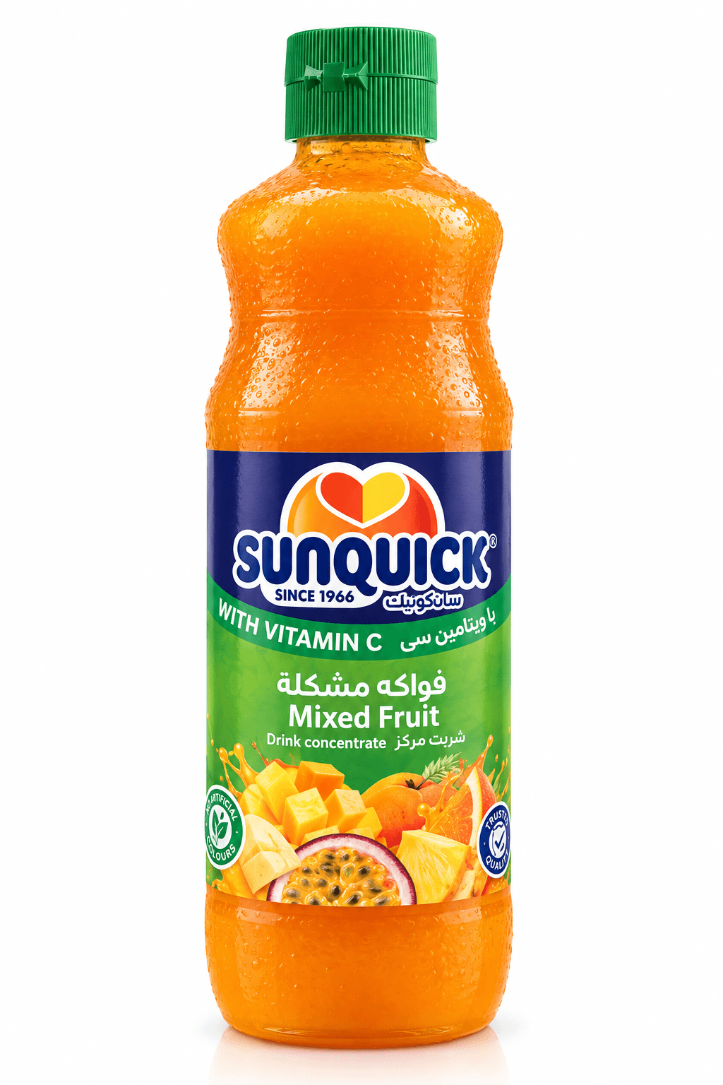شربت سان کوییک SUNQICK با طعم میکس میوه ۸۴۰ میل -خارجی