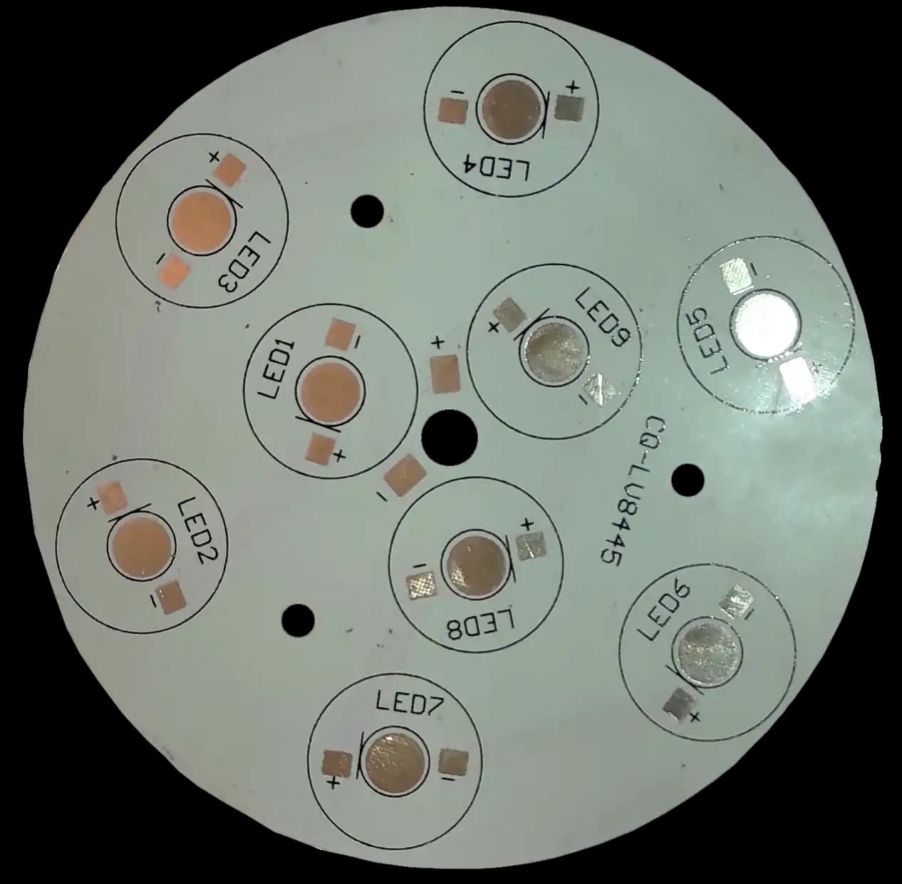 PCB 9w پاور ال ای دی