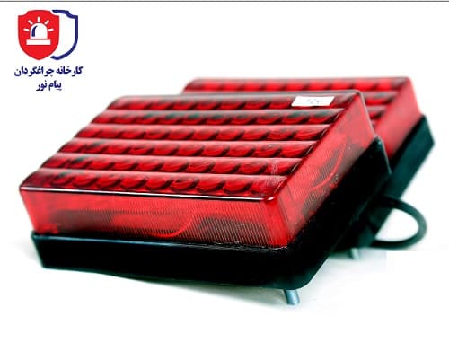 جفت چراغ چشمکزن مستطیل بدنه خوردو آتشنشانی و آمبولانس LED — تصویر ۶