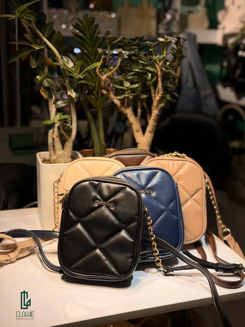 کیف زنانه.دخترانه : موبایلی شنل chanel — تصویر ۶