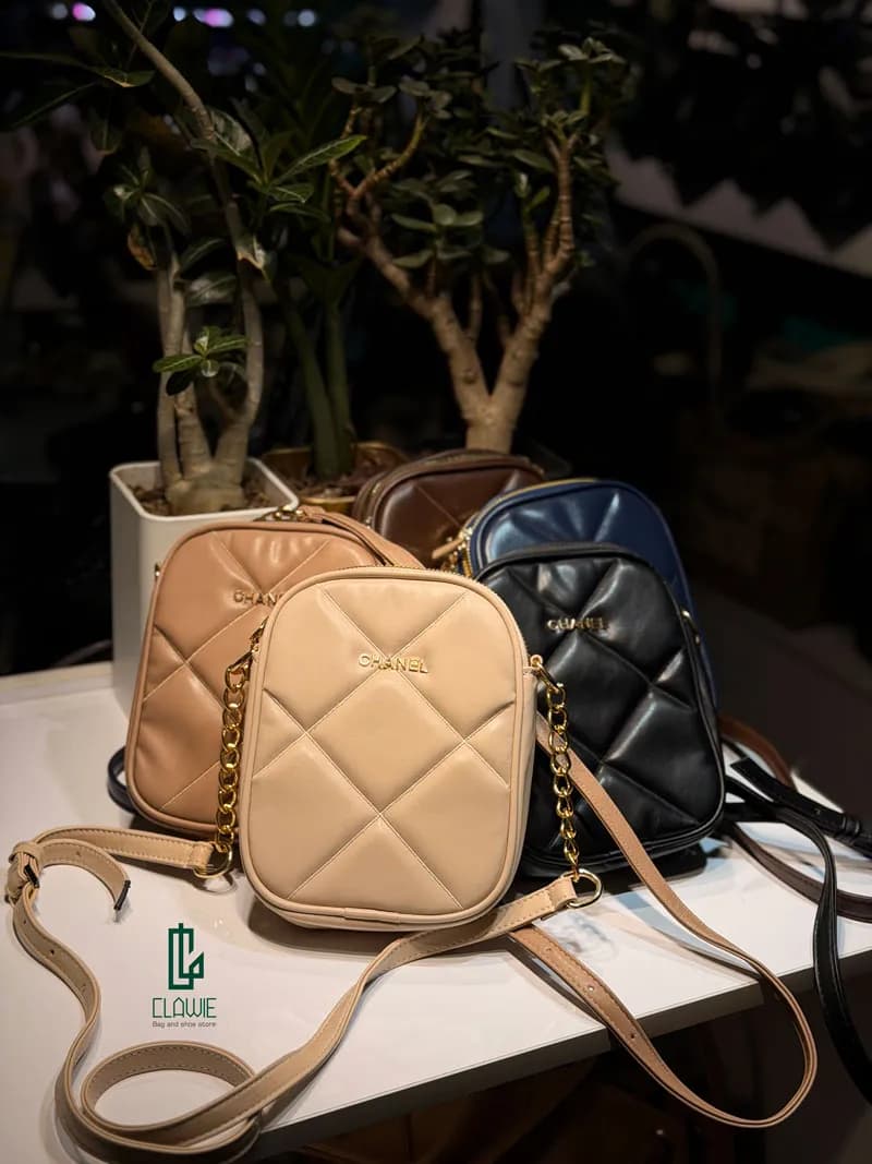 کیف زنانه.دخترانه : موبایلی شنل chanel — تصویر ۴