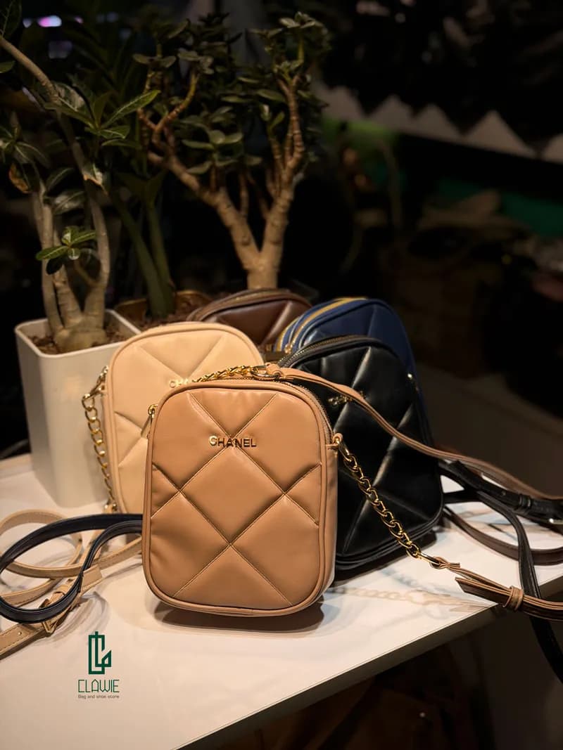 کیف زنانه.دخترانه : موبایلی شنل chanel — تصویر ۵