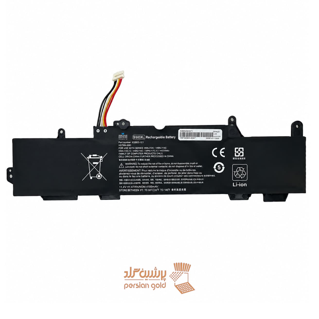 باتری لپ تاپ اچ پی BATTERY LAPTAP HP SS03XL 840G3/G4