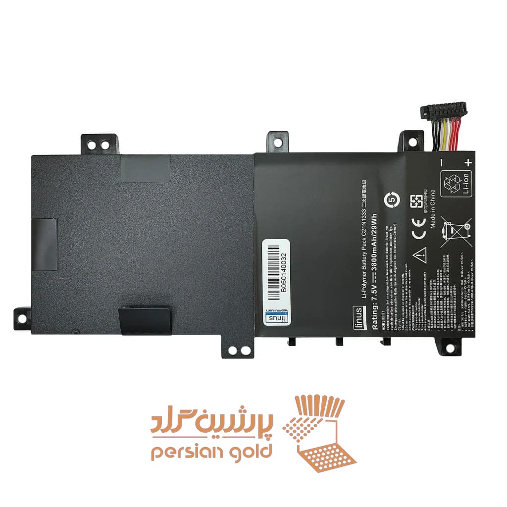 باتری لپ تاپ ایسوس ASUS BATTERY TP550LA C21N1333