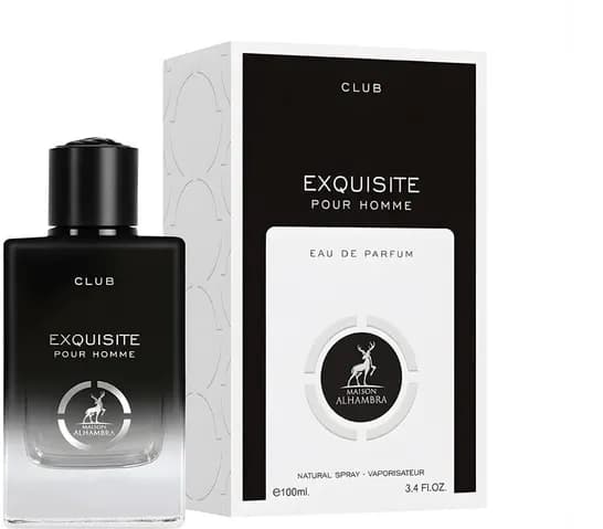 عطر ادکلن کلاب اکسکوزیت پور هوم الحمبرا (مشابه جیوانچی جنتلمن سوسایتی) | CLUB EXQUISITE POUR HOMME BY ALHAMBRA