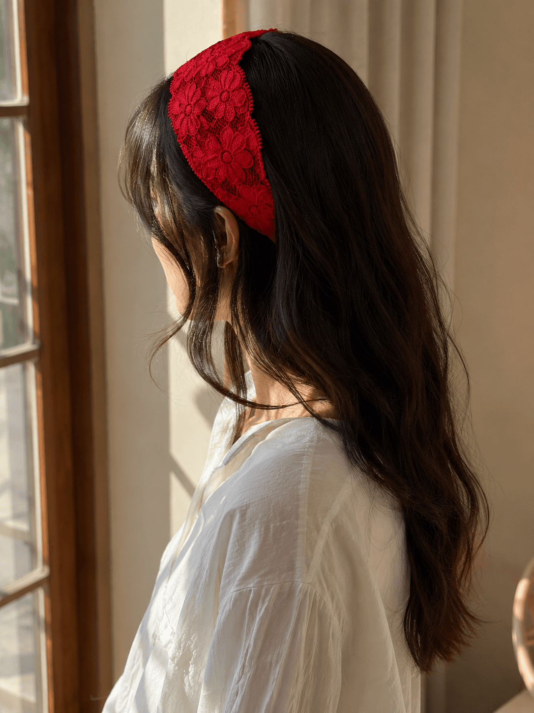 هدبند تور دخترانه