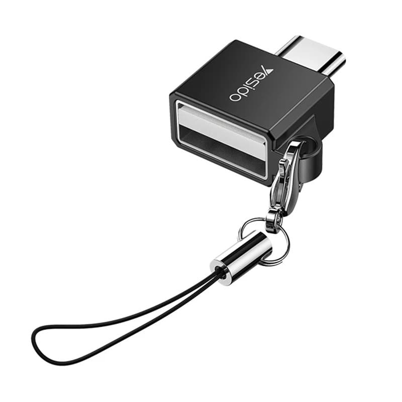 مبدل Yesido GS08 | تبدیل Type-C به USB با طراحی مقاوم و عملکرد سریع