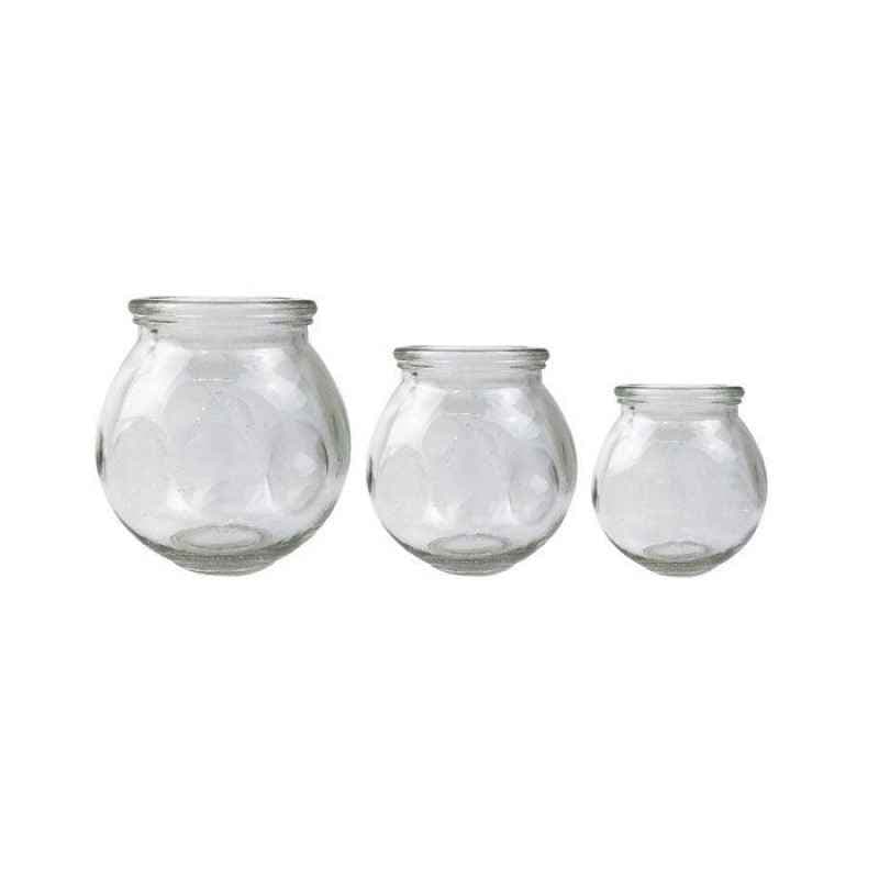لیوان شیشه ای بادکش سایز 1