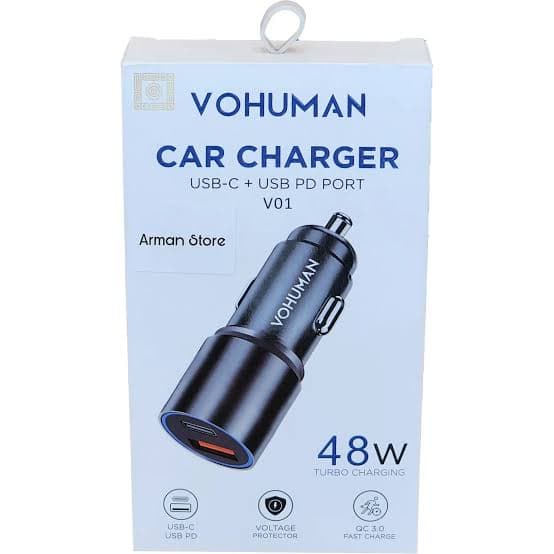 فندکی VOHUMAN 48W فلزی و محکم