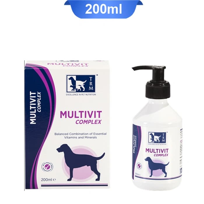 شربت مکمل مولتی ویتامین تی آر ام سگ مدل مولتی ویت کمپلکس حجم 200 میلی لیتر TRM Multivit Complex