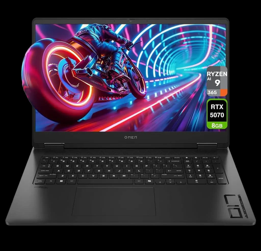 لپ تاپ HP سری Omen مدل 17 با پردازنده Ryzen9 رم 16 گیگ 1 ترابایت SSD صفحه نمایش QHD