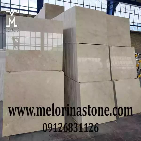 سنگ مرمریت دهبید 40×40 کرم کد MO-01