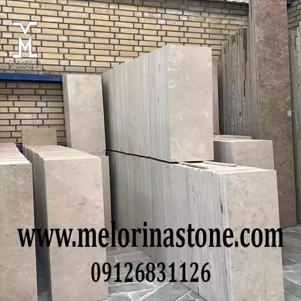 سنگ پله مرمریت آباده قد 115 سانتیمتر کد AM-023 — تصویر ۲