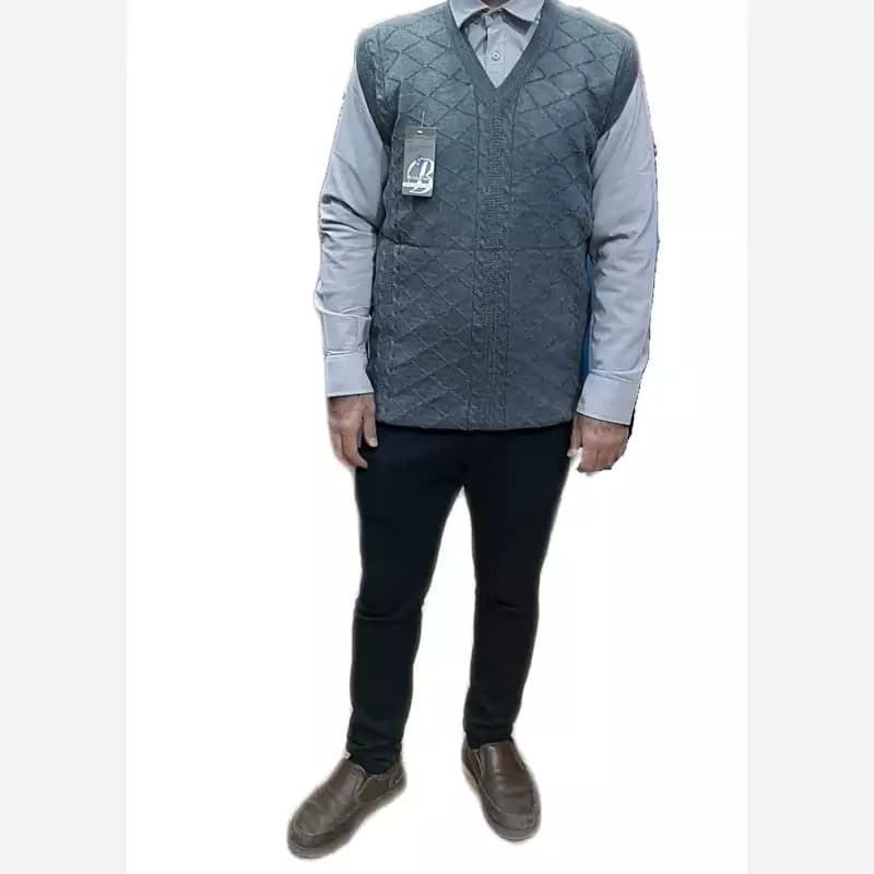 ژیله بافت مردانه فری سایز به سایز L XL 2XL میخوره