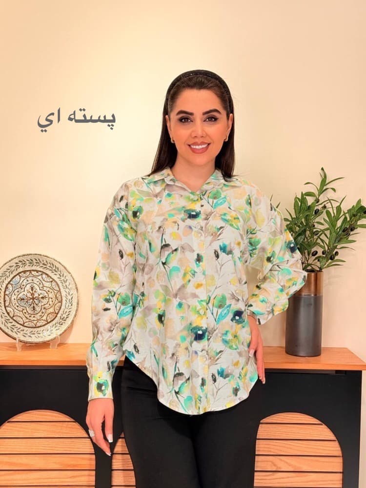 شومیز جلو دکمه لنین ایتالیایی