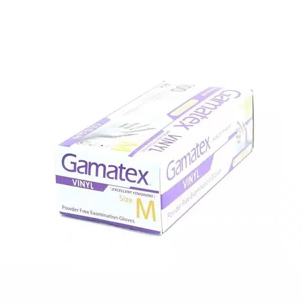 دستکش معاينه وينيل بدون پودر گاماتکس GAMA TEX — تصویر ۳