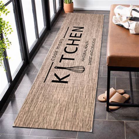 فرشینه آشپزخانه لیوهوم طرح فانتزی مدل K-31 سایز 50*150 سانتی متر