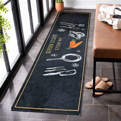 فرشینه آشپزخانه لیوهوم طرح فانتزی مدل K-23 سایز 50*150 سانتی متر