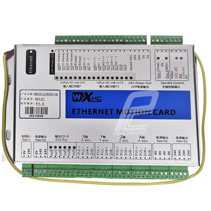 کنترلر CNC سی ان سی mach3 مچ تری 3axis سه محور مدل MK3-ETHERNET پورت LAN