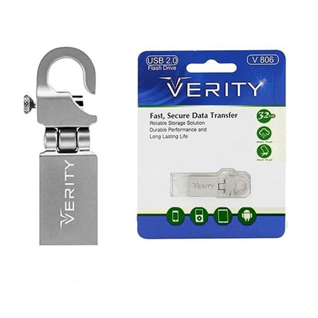 فلش 32 گیگابایت USB2.0 وریتی مدل Verity V806 | پی آر کالا