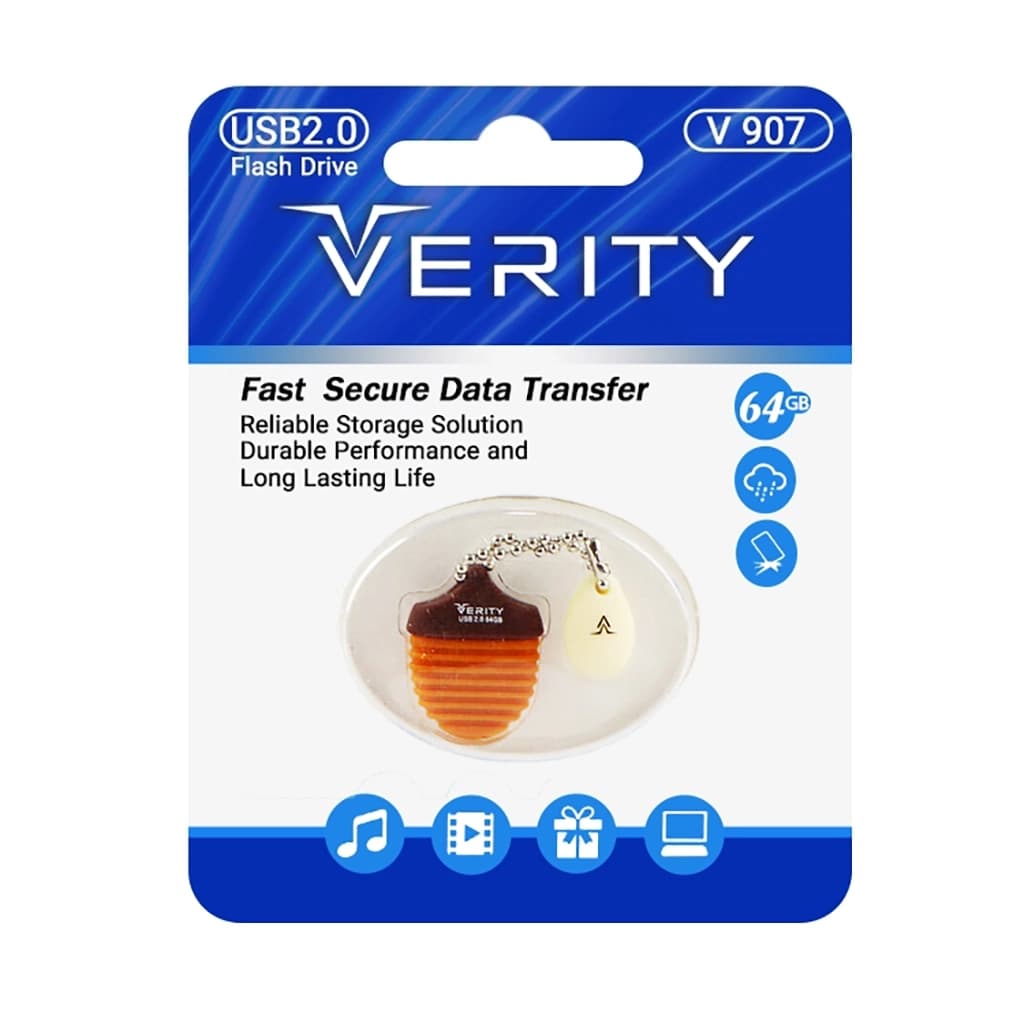 فلش 64 گیگابایت USB2.0 وریتی مدل Verity V907 | پی آر کالا