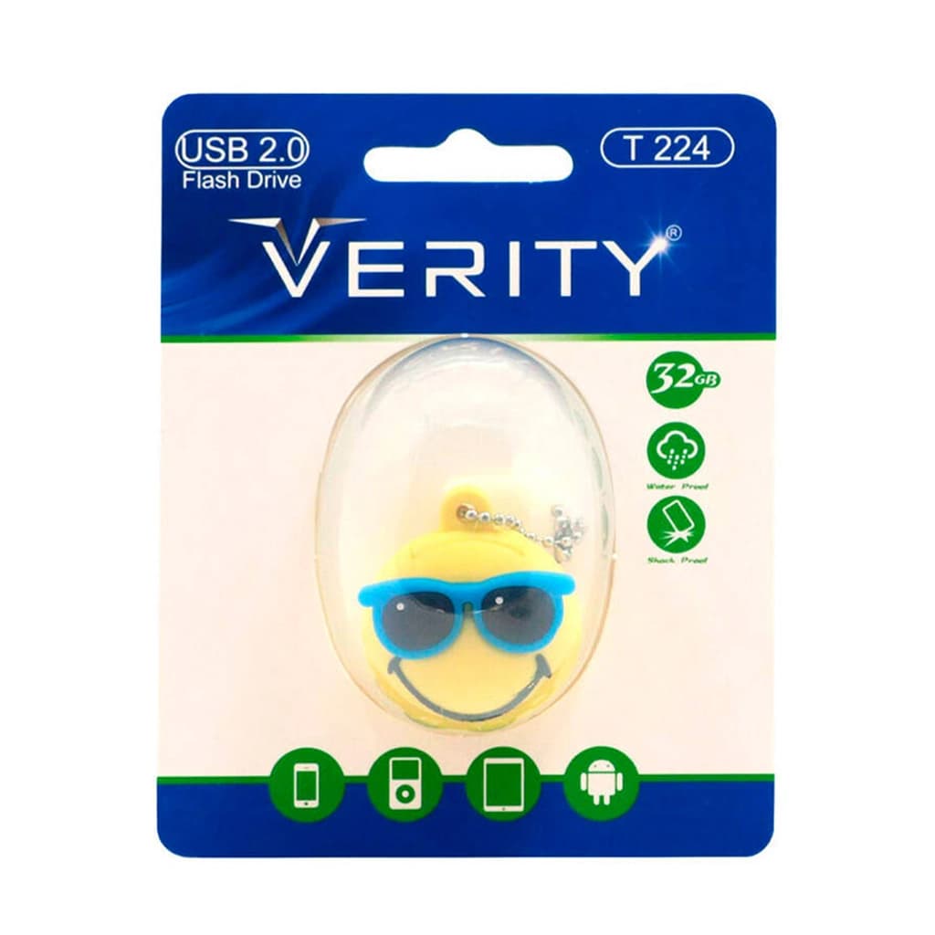 فلش 32 گیگابایت USB2.0 وریتی مدل Verity T224 | پی آر کالا