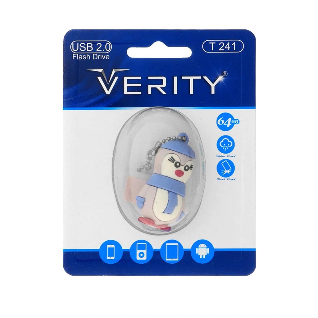 فلش 64 گیگابایت USB2.0 وریتی مدل Verity T241 | پی آر کالا