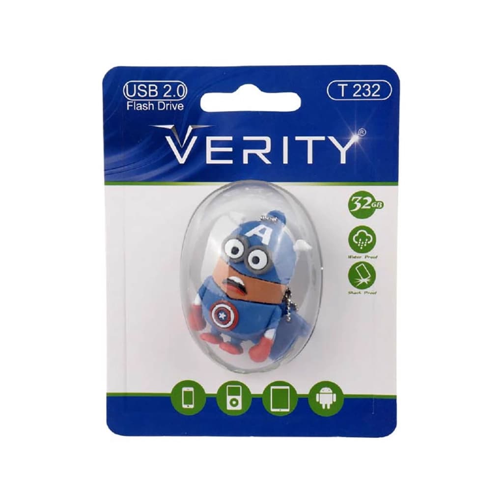 فلش 32 گیگابایت USB2.0 وریتی مدل Verity T232 | پی آر کالا