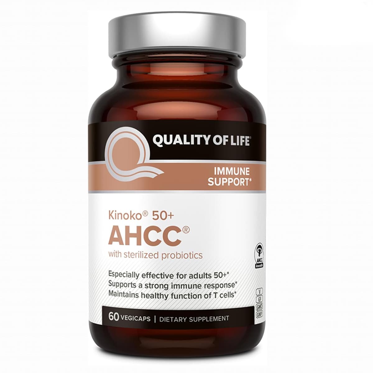 کپسول AHCC 50 با (With sterilized probiotics)