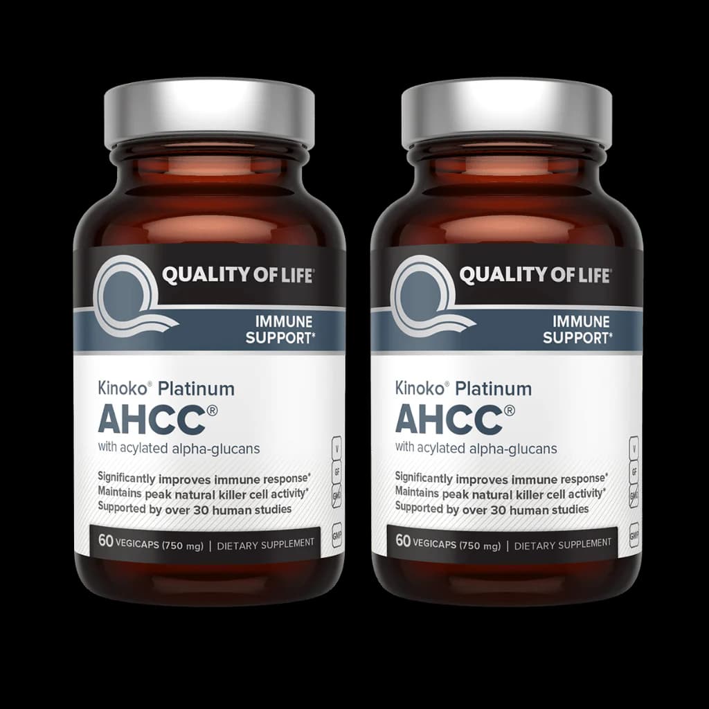 مکمل AHCC Kinoko® Platinum Duo (بسته دو عددی)