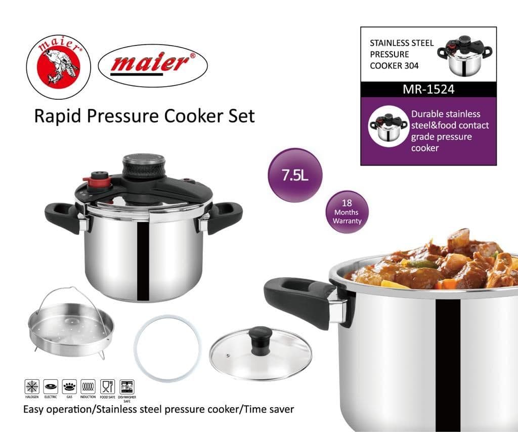 زودپز کلیپسی 7/5 لیتر مایر مدل MR-1524