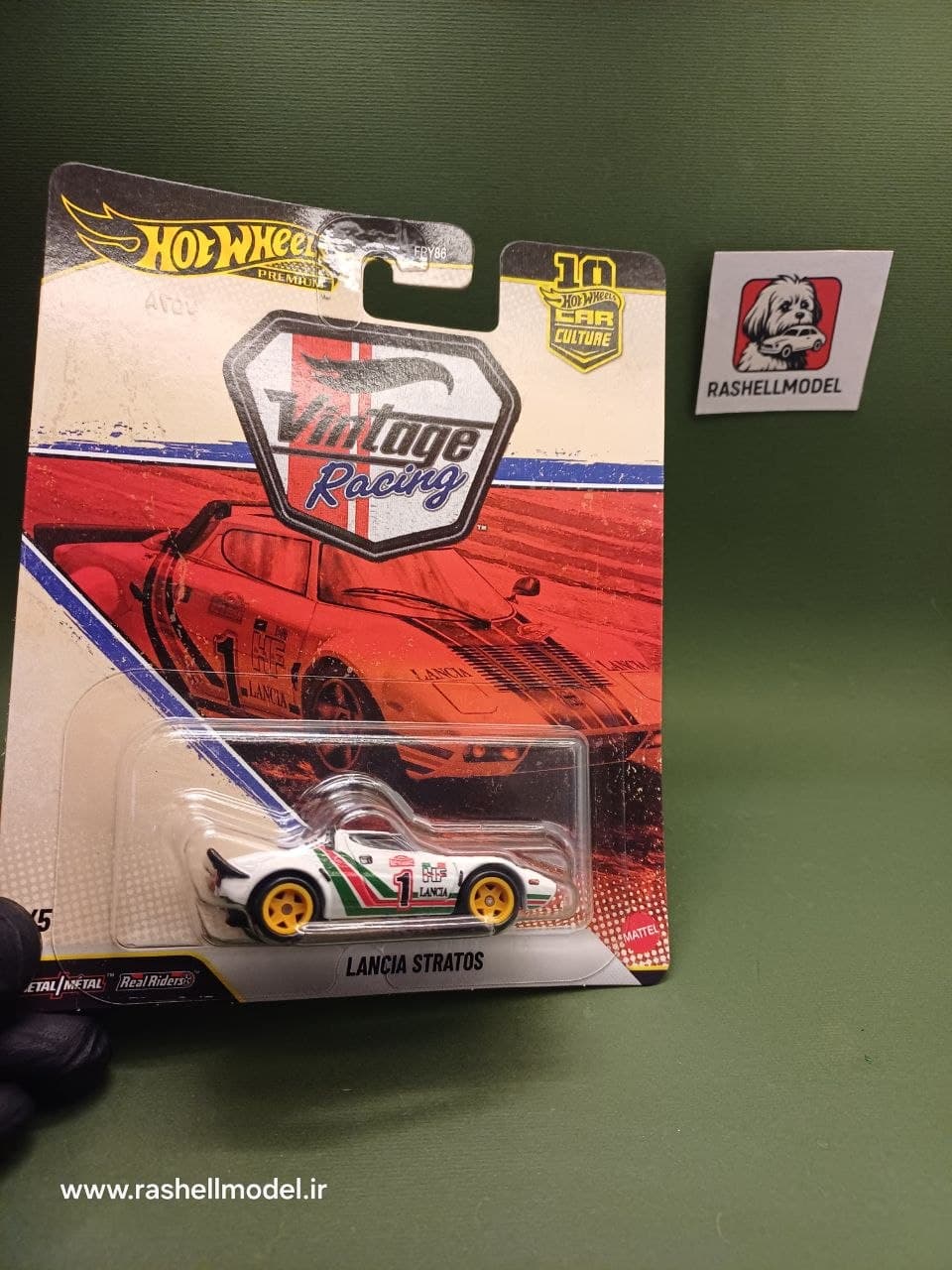 ماکت هات ویلز پریمیوم لانچیا استراتوس سری Car Culture Vintage Racing