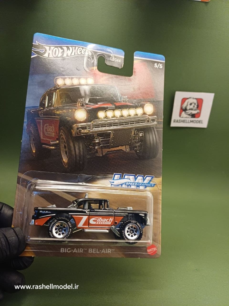 ماکت هات ویلز بیگ ایر بل ایر Big-Air Bel-Air سری Speed Graphics مقیاس 1:64