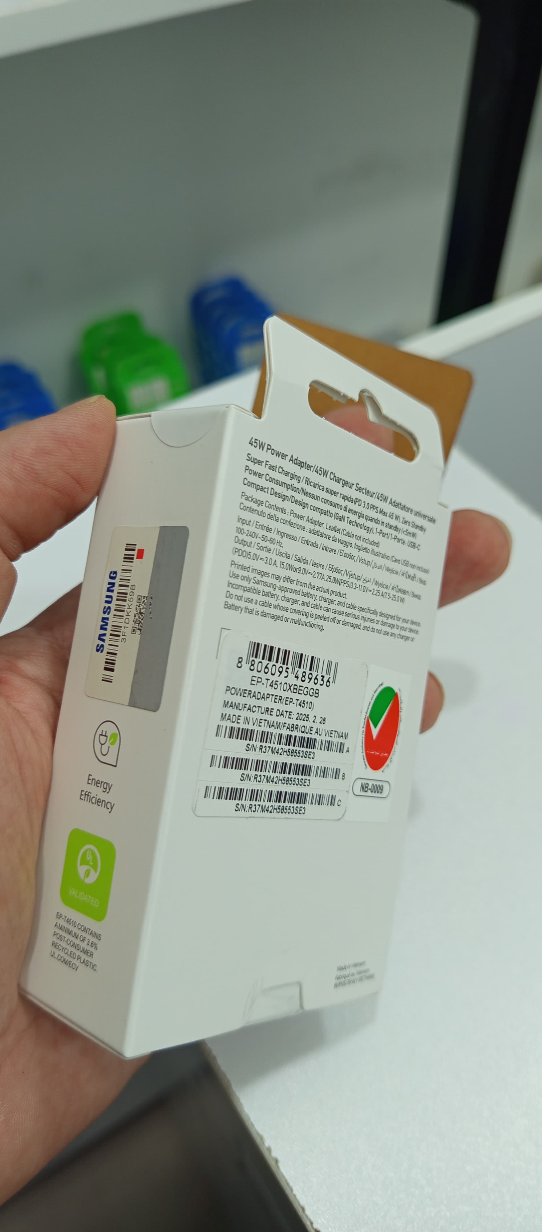 آداپتور اصل 45 وات سامسونگ سه پین (4510-EP ) اورجینال — تصویر ۷