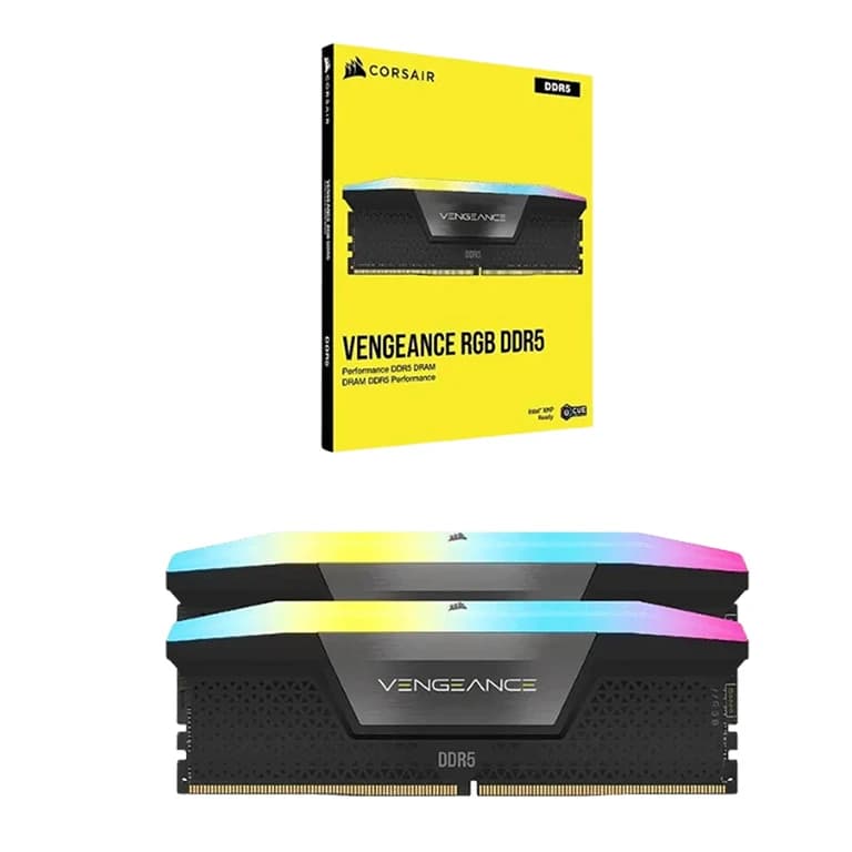رم Corsair Vengeance RGB DDR5 32GB Dual 6400MHz CL32