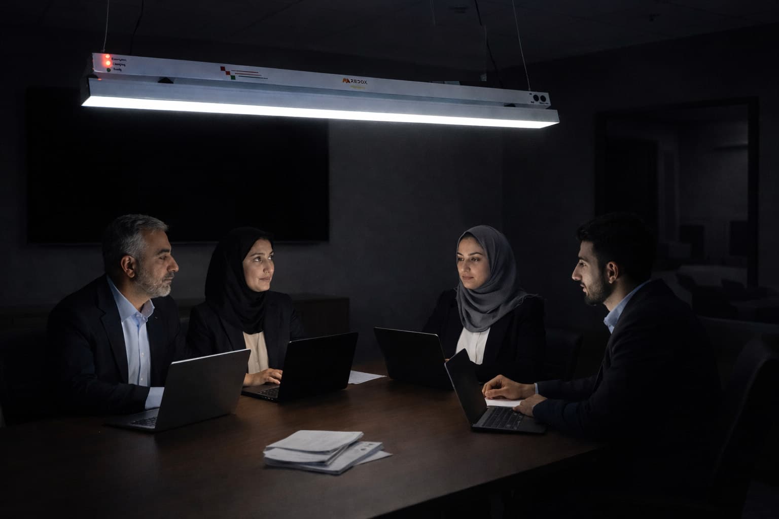 چراغ آویز خطی باتری‌دار رداکس مدل فوتولومینا — تصویر ۴