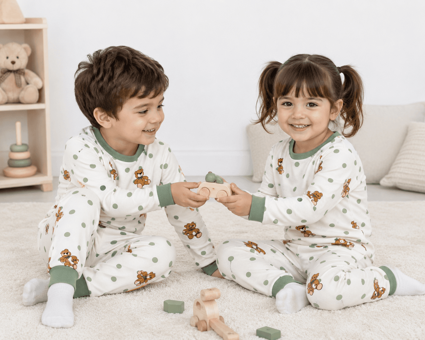 ست بچگانه بلوز و شلوار طرح تدی