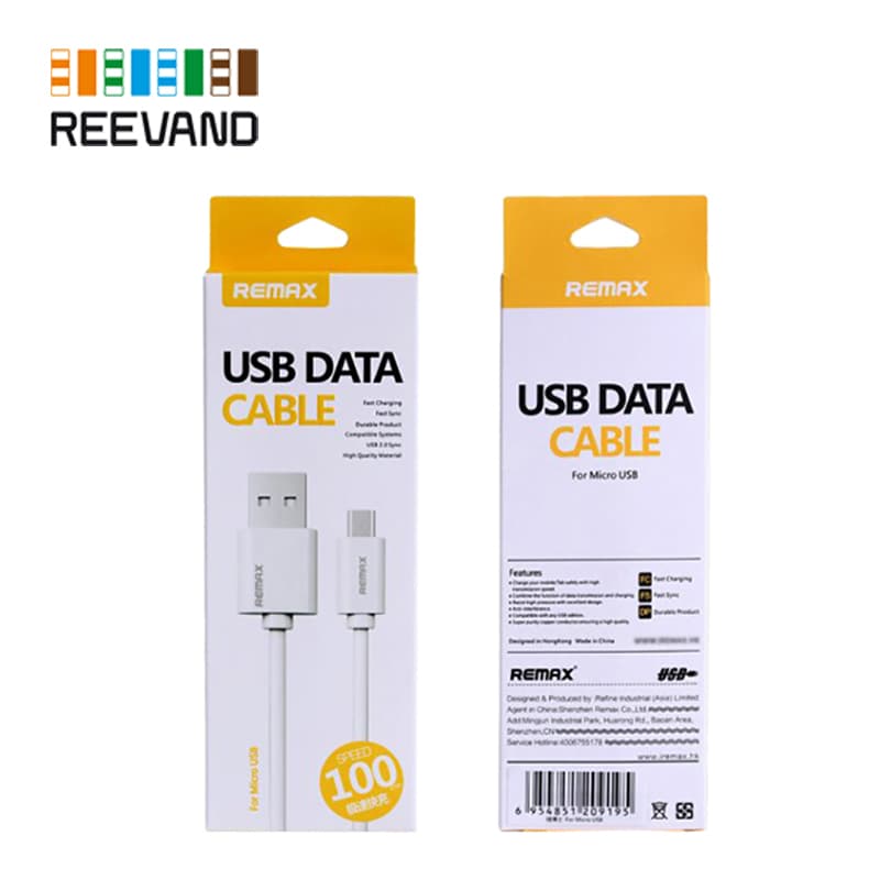 کابل تبدیل USB به Micro USB ریمکس مدل SPEED طول 1 متر — تصویر ۲