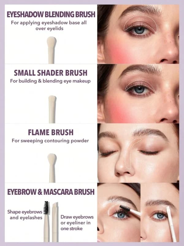 ست براش ۸ تیکه شیگلم مدل pro core brush kit — تصویر ۵