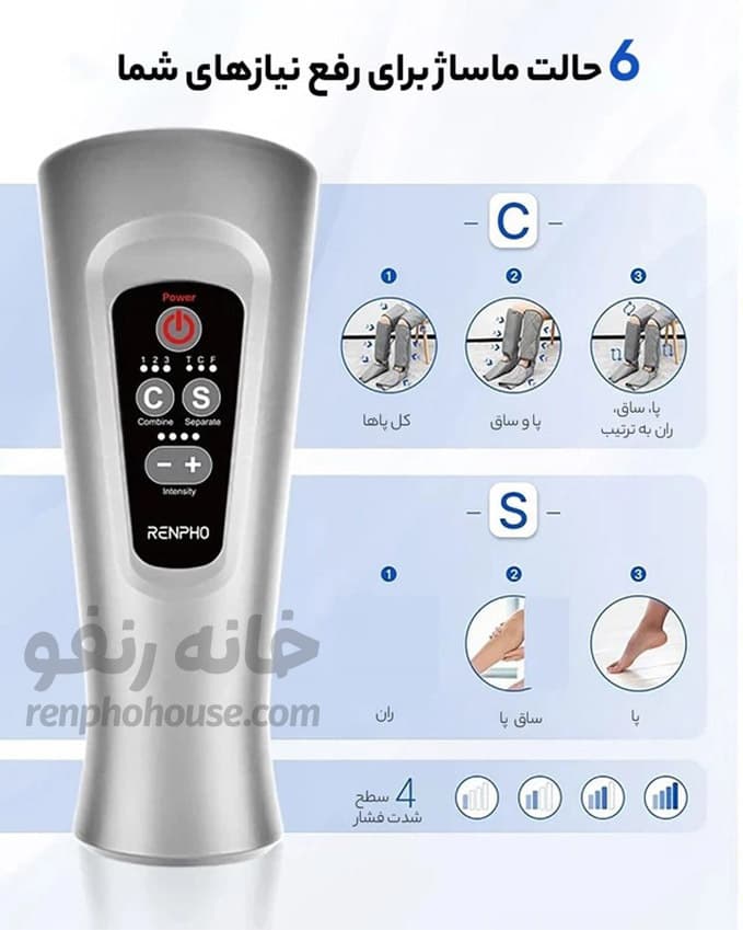 ماساژور پا رنفو مدل RF-ALM070 — تصویر ۴