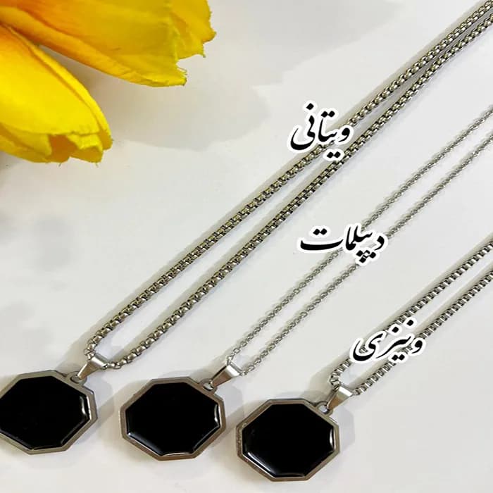 گردنبند حرارتی جادویی رزینی🖤 نمایانگر خاطرات شما با گرما — تصویر ۳