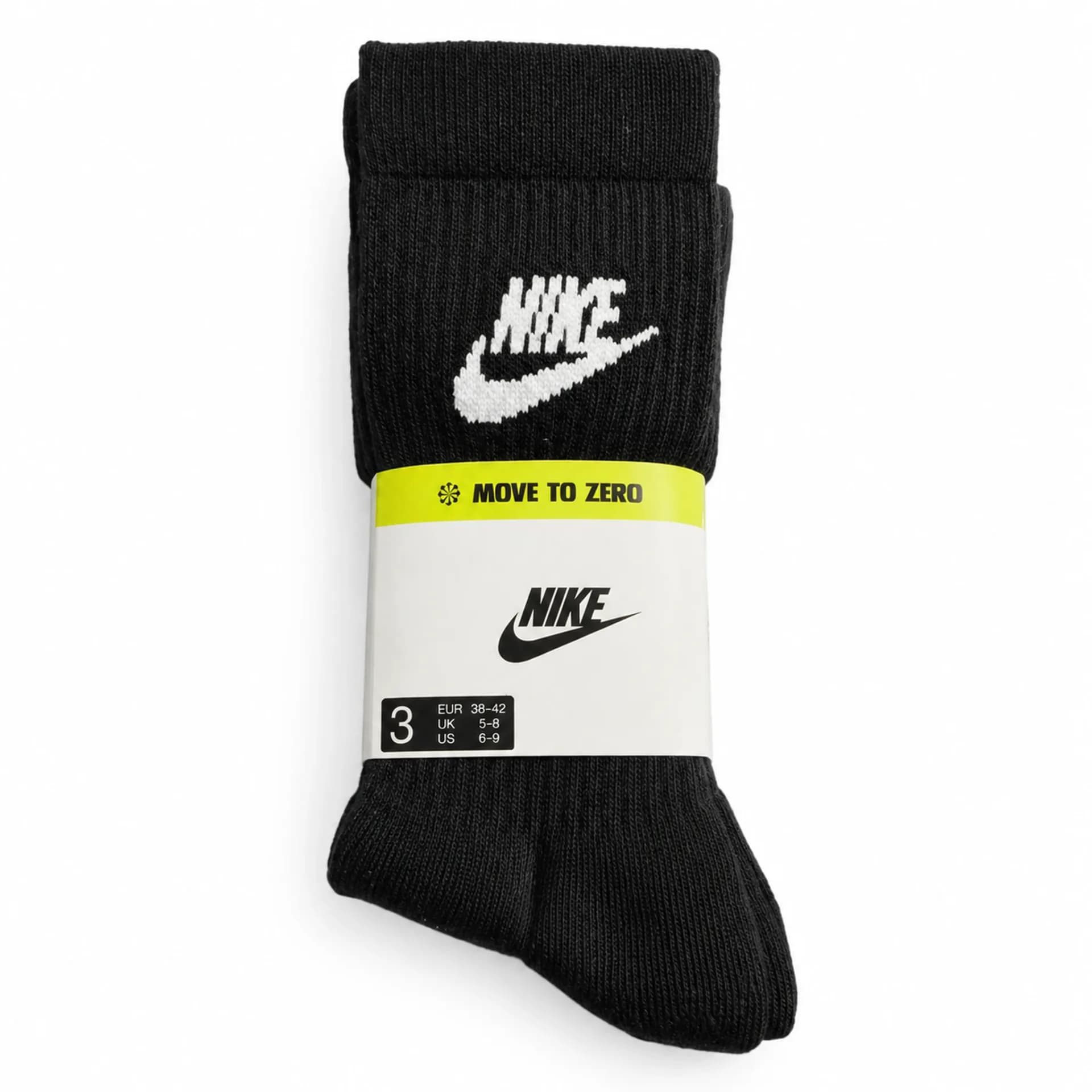 جوراب نایکی Nike اورجینال مشکی ۳ عددی