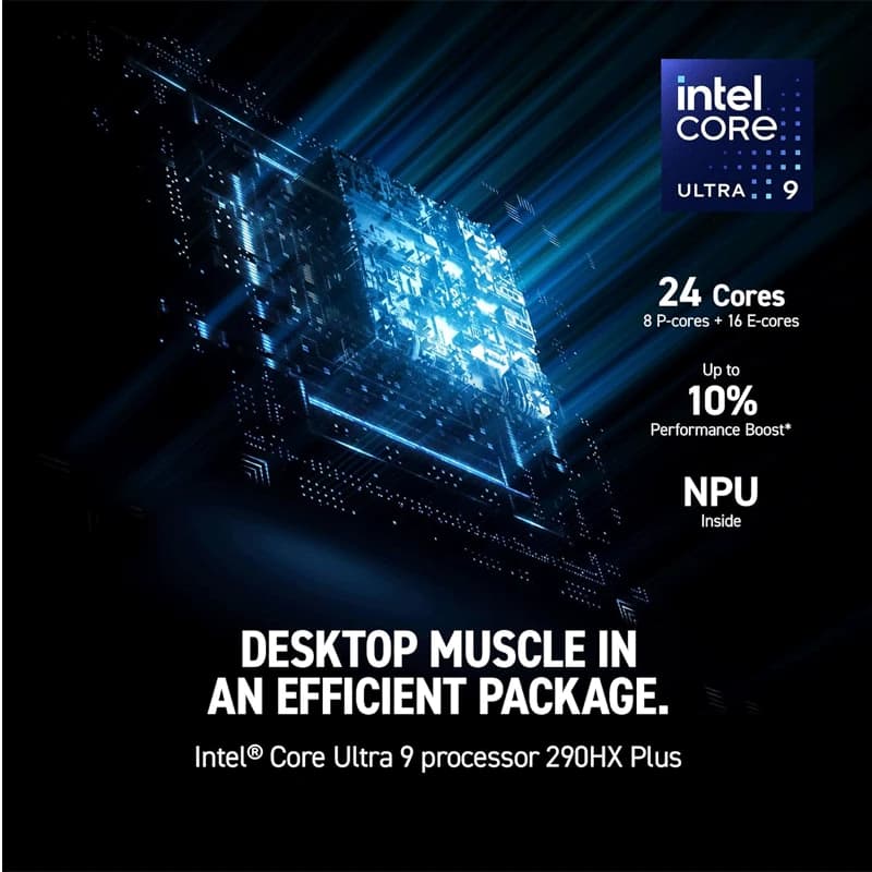 لپ تاپ 18 اینچی ام اس آی مدل Titan 18 HX A2WJ Core Ultra 9-290HX PLUS 64GB 4TB SSD 24GB RTX 5090 — تصویر ۳