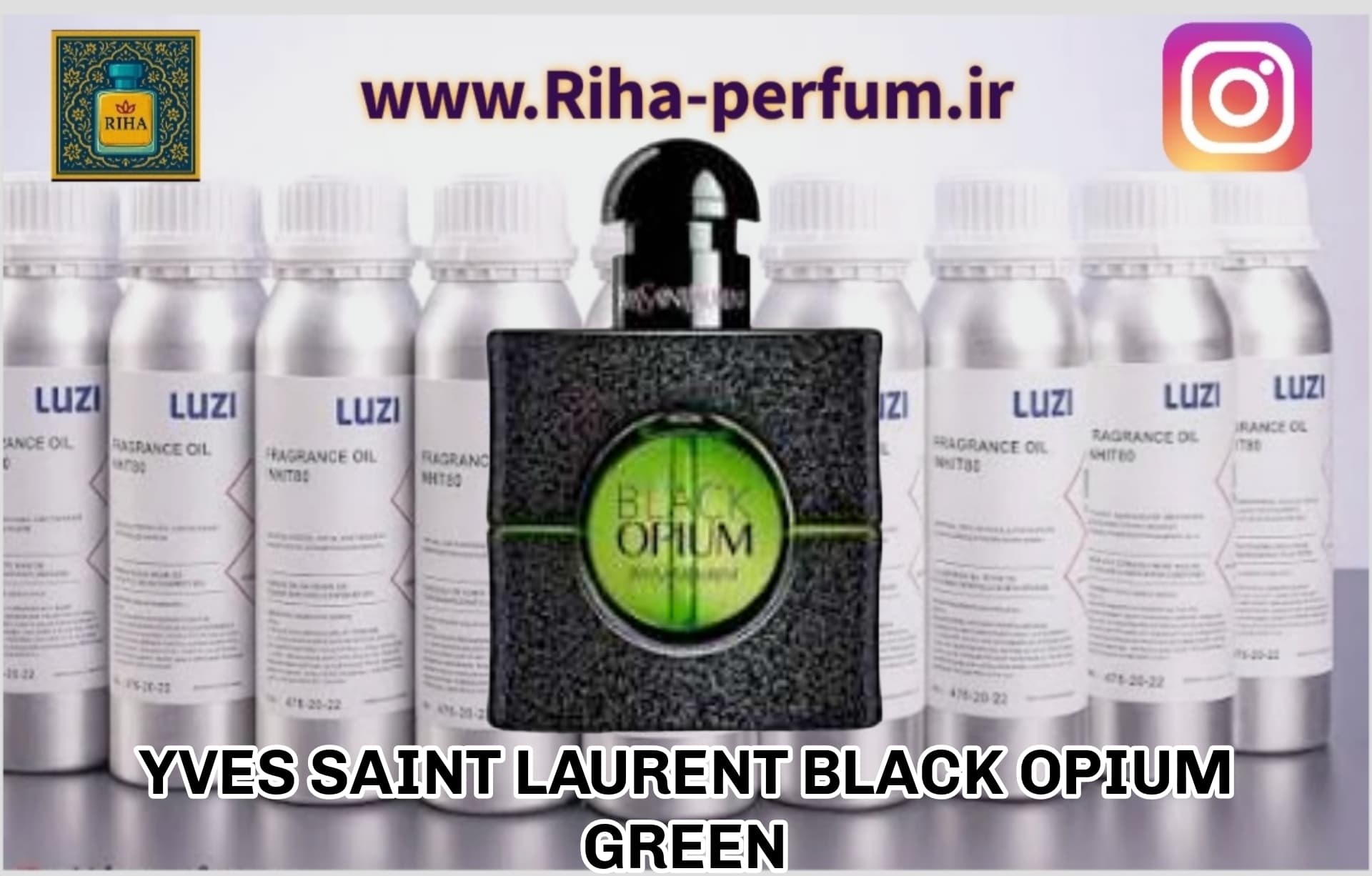 عطر زنانه بلک اوپیوم ایلیسیت گرین (لوزی ، ژیوادان ، اکسپرشنز ، lvl)