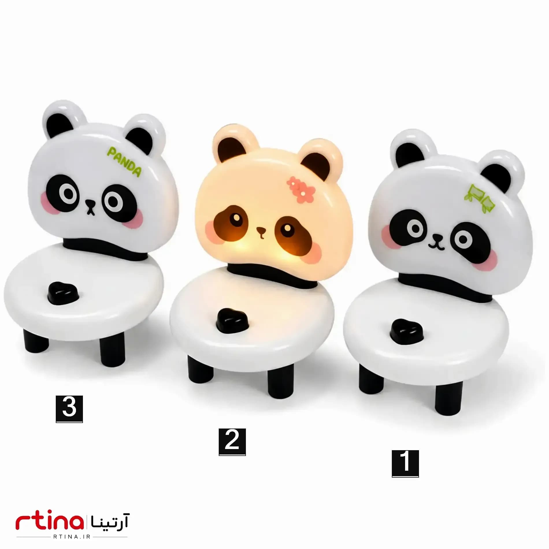 چراغ خواب پاندا فانتزی با هولدر موبایل رومیزی