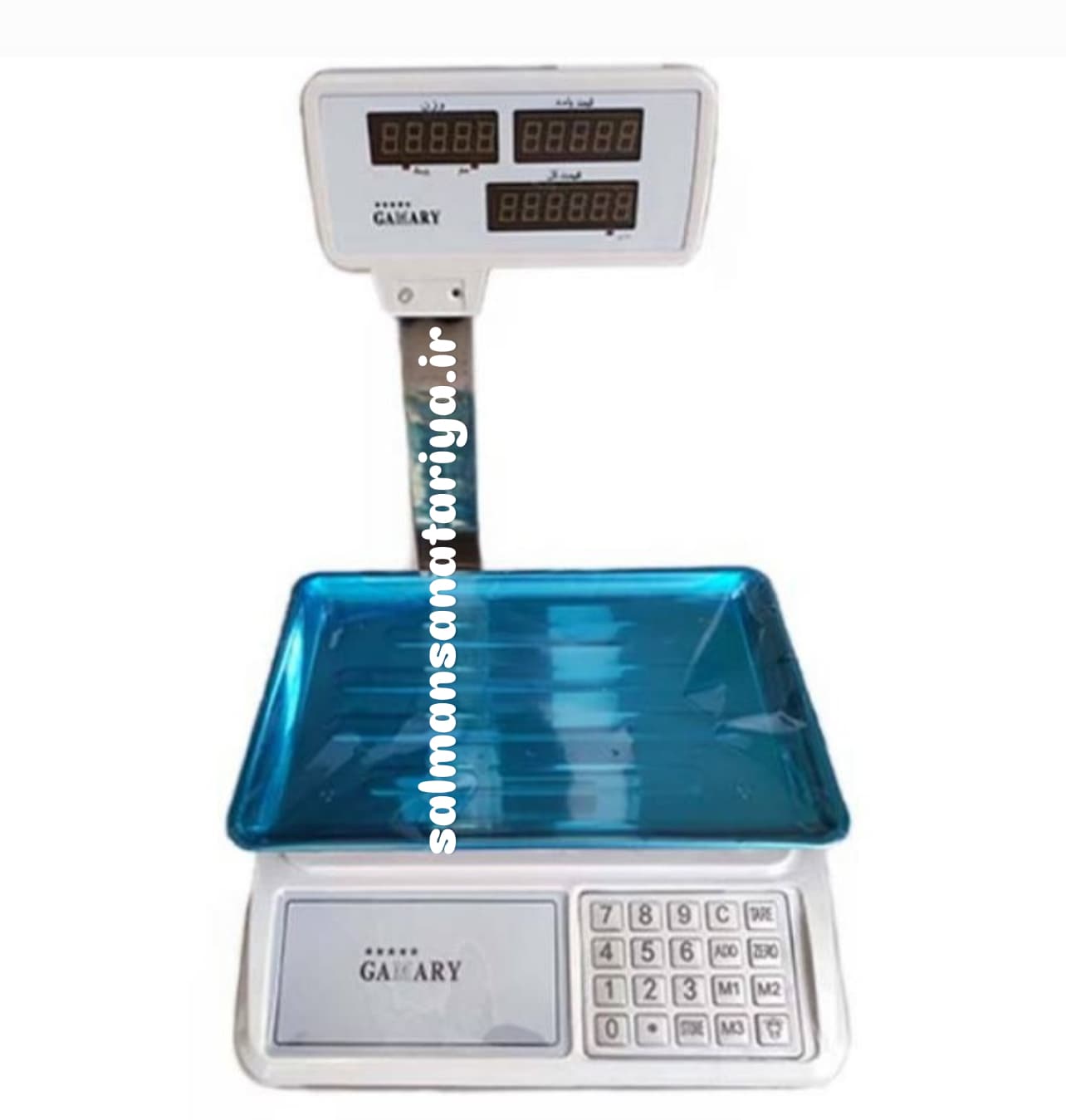 ترازو ۴۰ کیلویی علمکدار دکمه استیل
