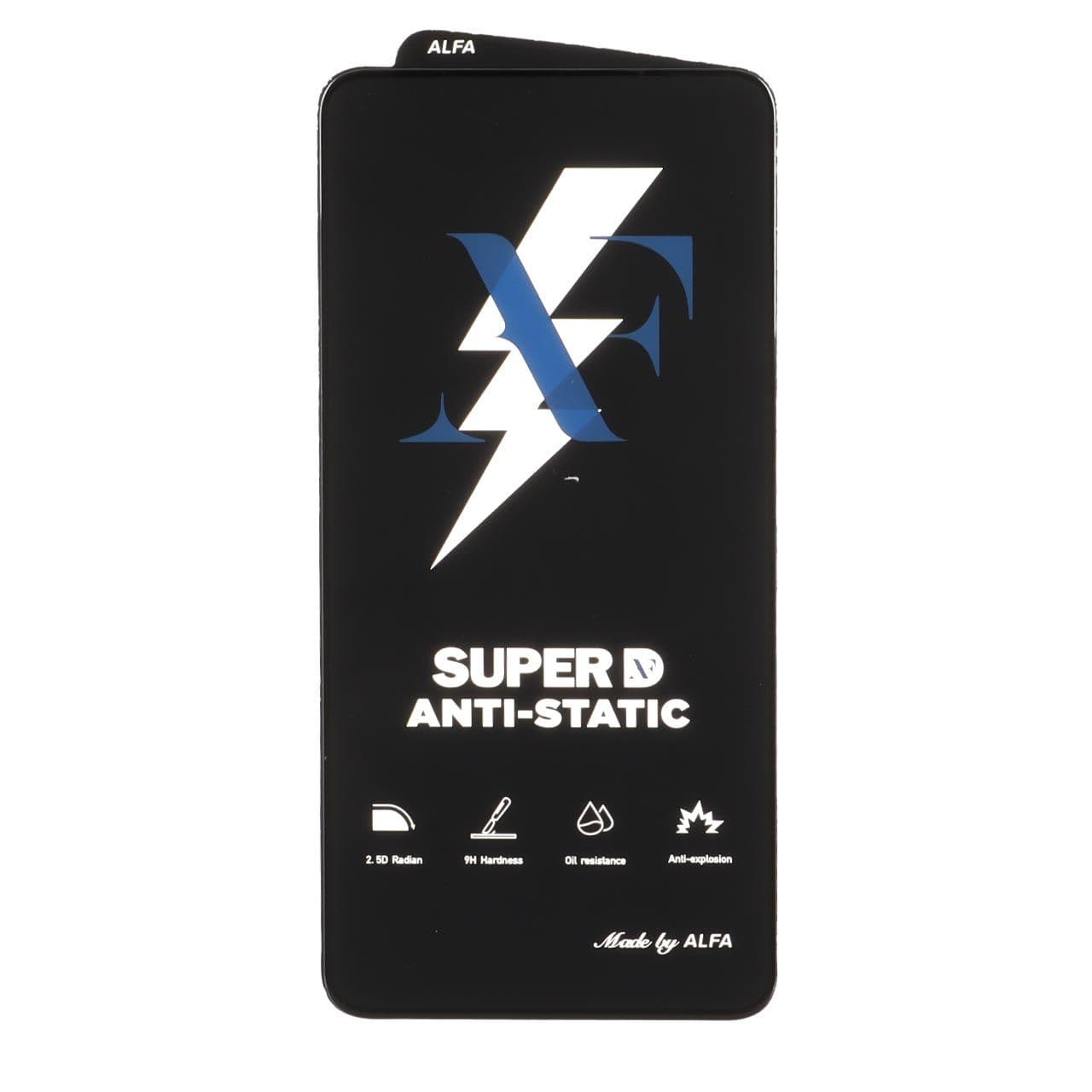 گلس شیشه ای Super D Anti Static ALFA مدل Poco X7 Pro 5G / Mi 14T Pro / Redmi Note 13 Pro 5G / Redmi Note 14 / Poco X6 5G / Poco F6 Pro 5G / Note 13 5G / Poco X6 Pro 5G